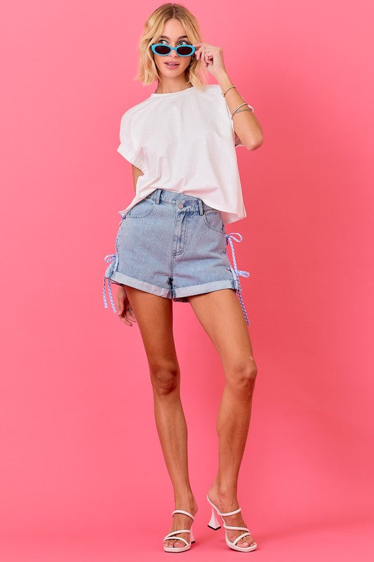 White Knit Top