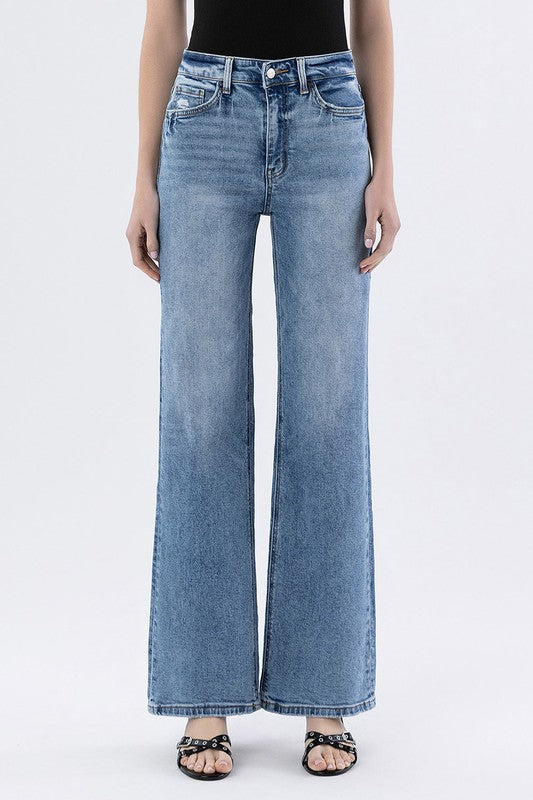 LOVERVET 90's Super High Rise Wide Jeans