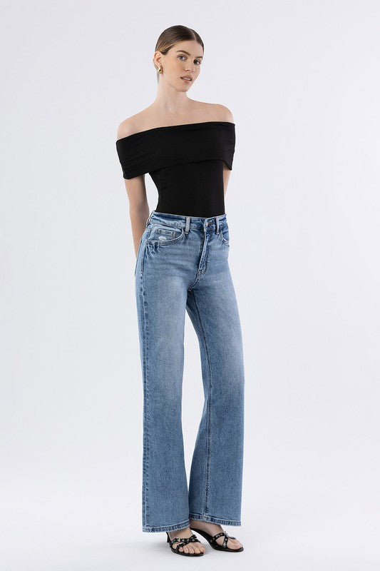 LOVERVET 90's Super High Rise Wide Jeans