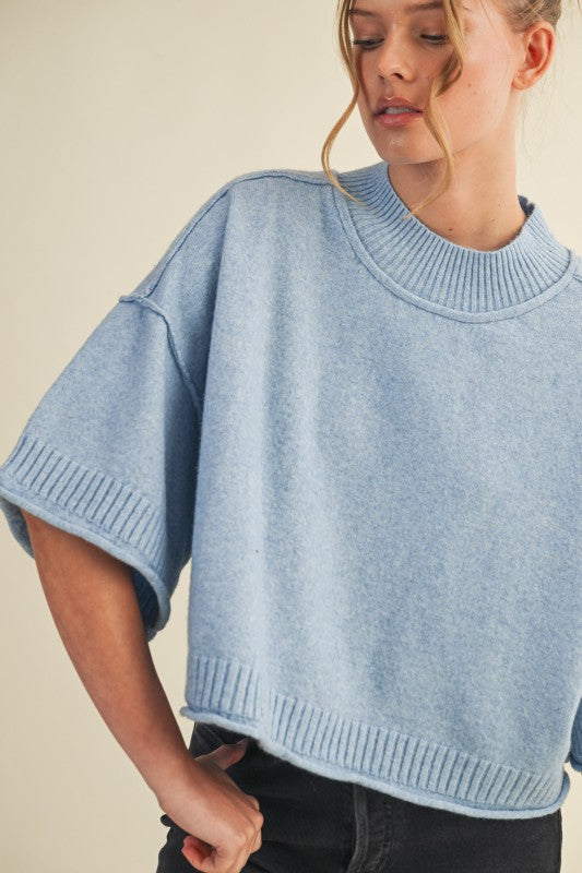 Mock Neck Sweater