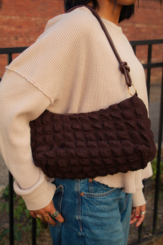 Brown Cloud Puff Bag