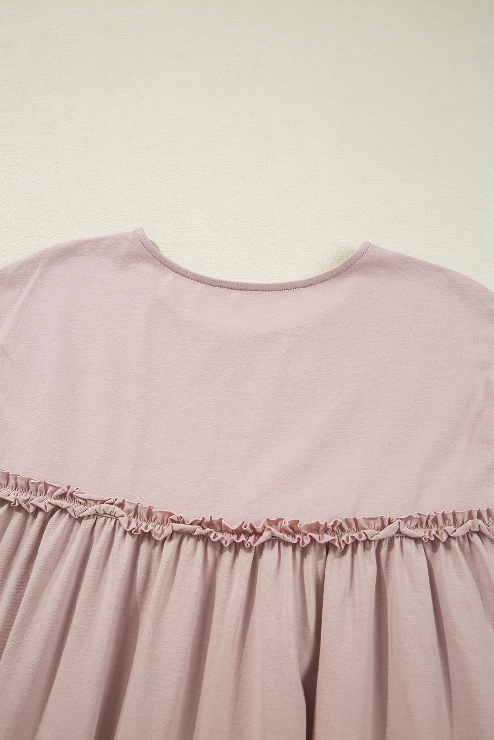 Frilled Trim Mini Dress
