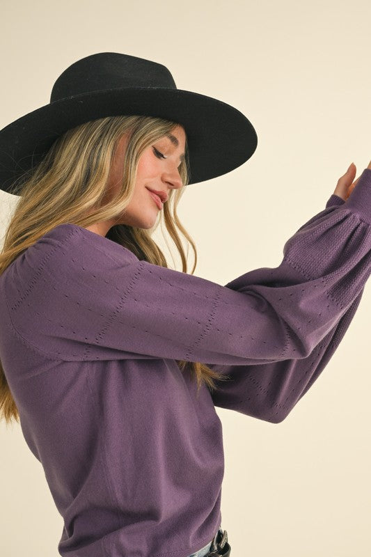 English Violet Sweater