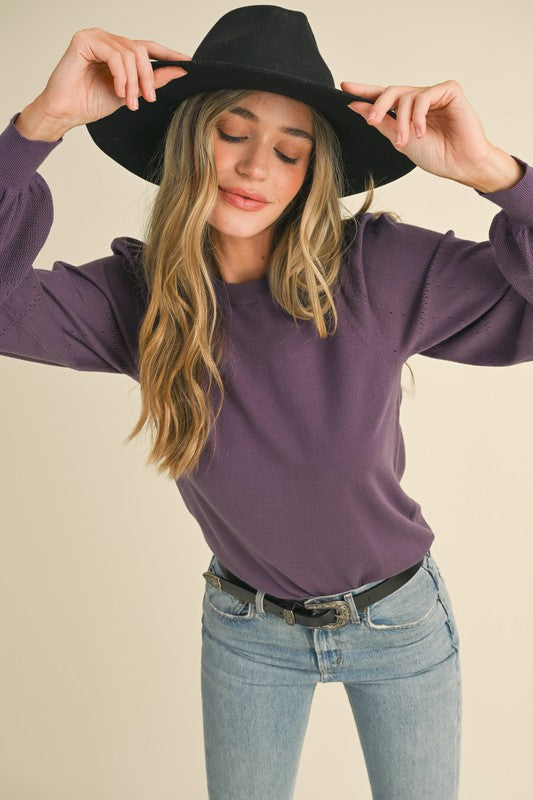 English Violet Sweater