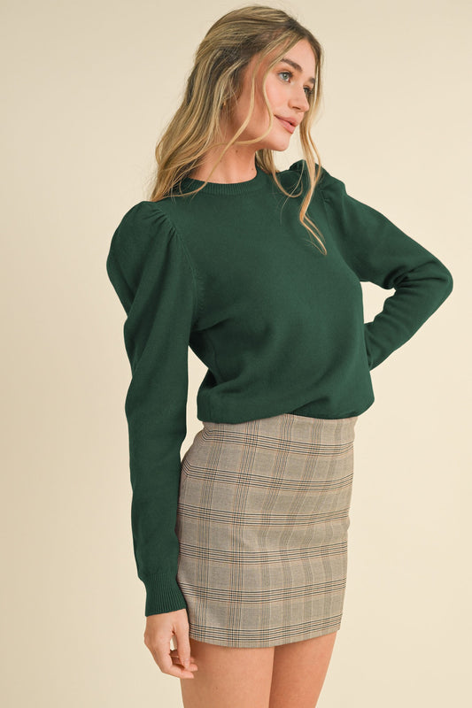 Green Crewneck Sweater