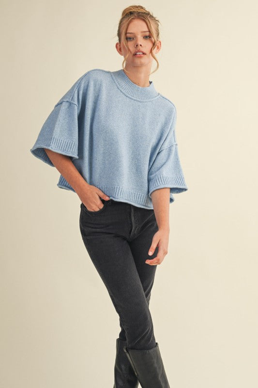 Mock Neck Sweater