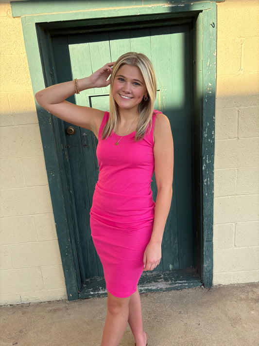 Fitted Ribbed Dress