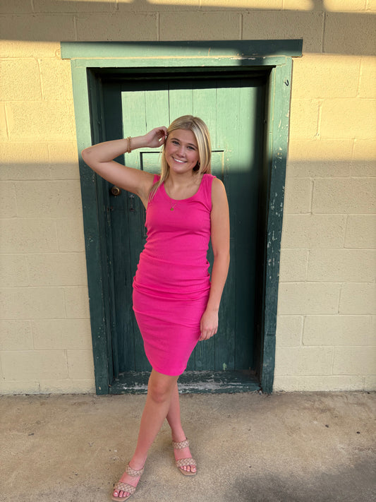 Fitted Ribbed Dress