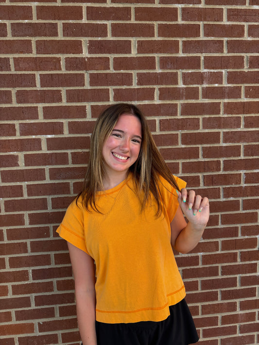 Round Neck Oversized Tee