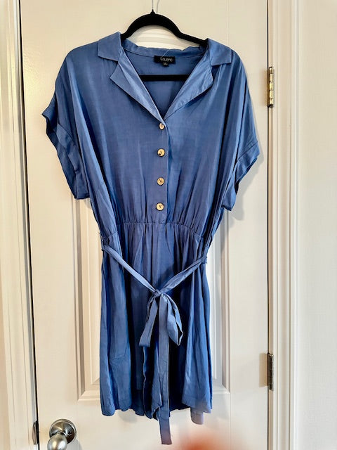 Chambray Romper