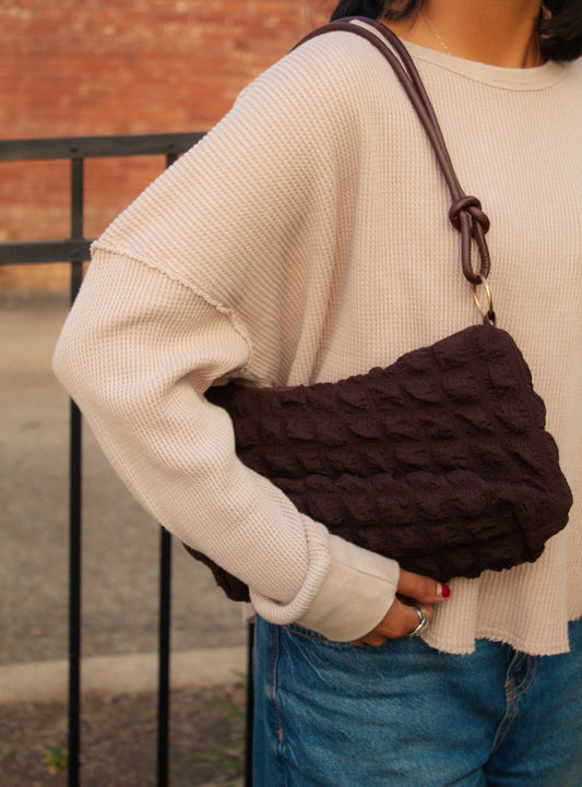 Brown Cloud Puff Bag