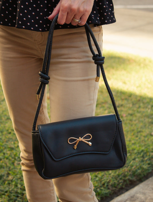 Black Bow Accent Bag