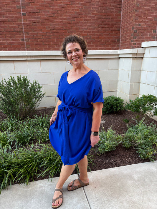 Cobalt Blue Dress