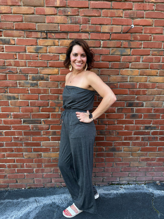 Strapless Jumpsuit