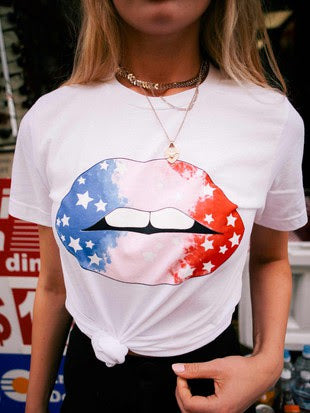 Starry Lips Graphic Tee