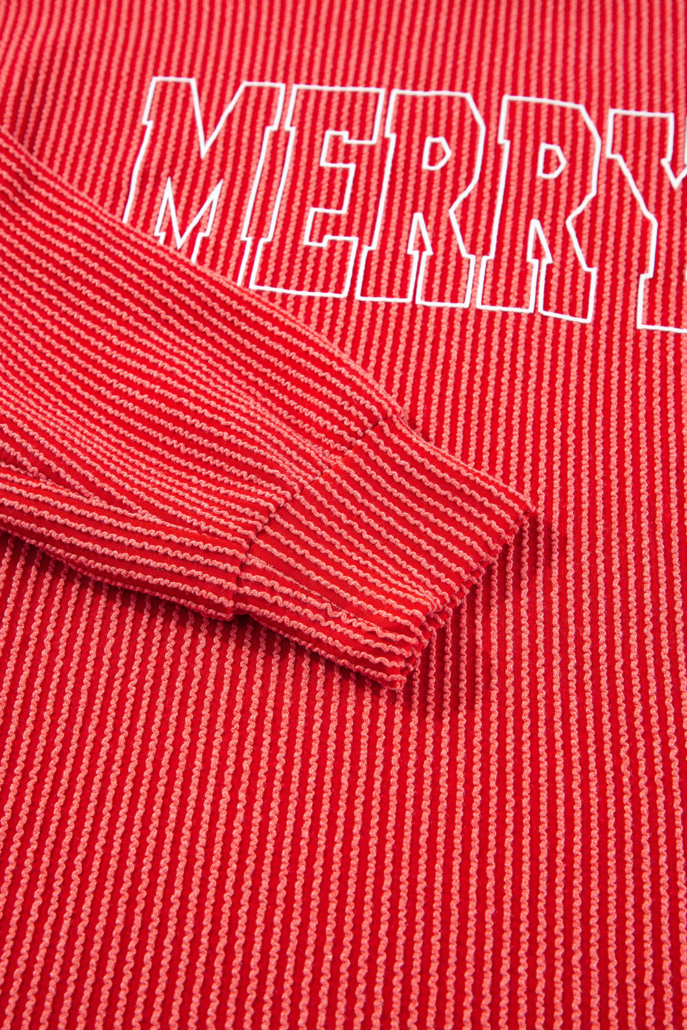 Red MERRY Graphic 2 Piece Set